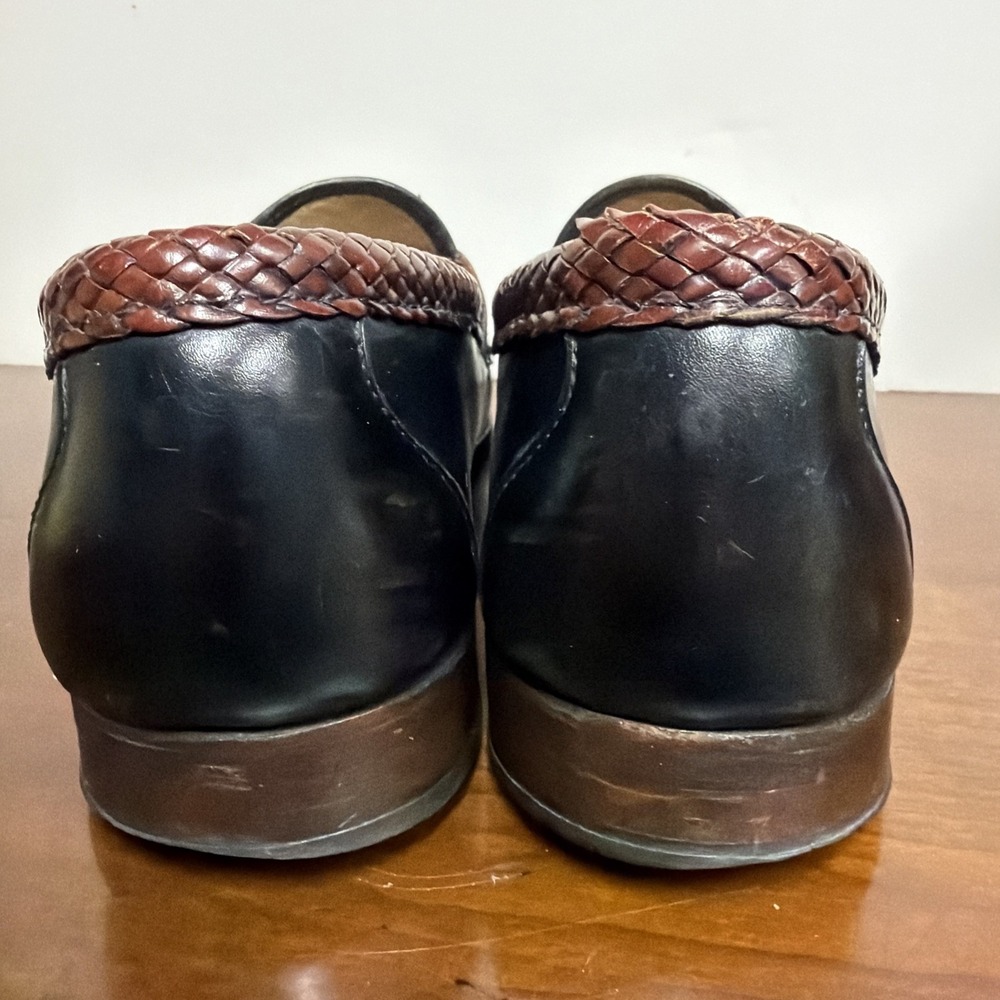 Allen Edmonds Tassel Loafers, Black And Brown Men's Size 11 D 5/68 - Picture 5 of 10